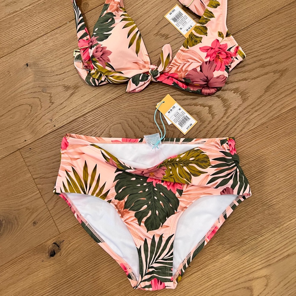 Floral bikini bottom